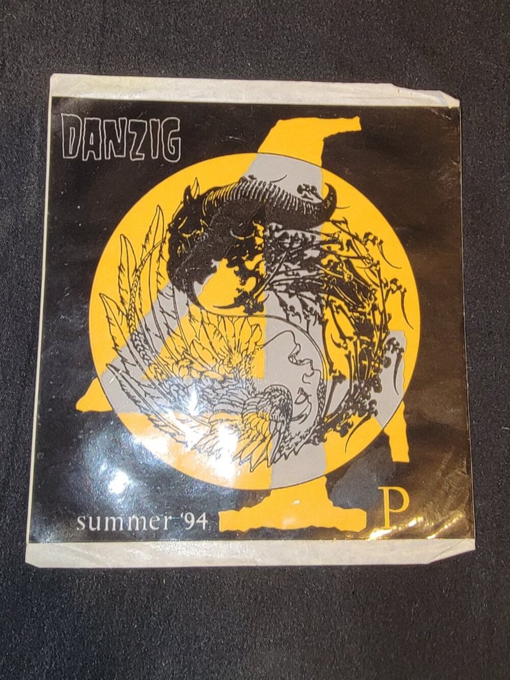 DANZIG - 4 PROMO STICKER - 1994 - 4.5”x4.5” New! Summer 1994 Vintage!